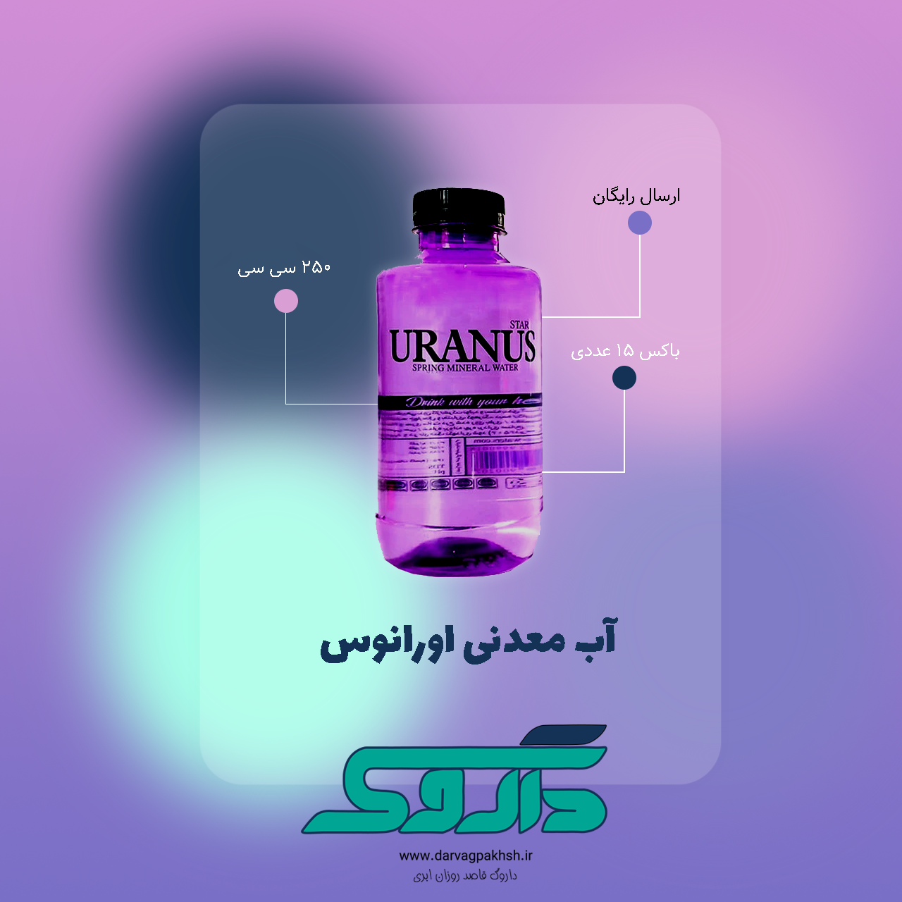 آب معدنی 250 میلی لیتر
